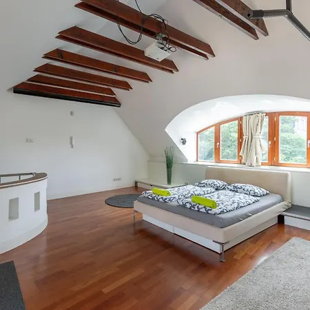 Penthouse With Free Parking And Free Bikes, Wellness 8 Min Walk Appartement *